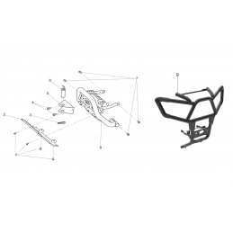 Bumper Avant Noir Pour AT10...