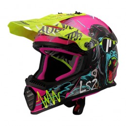 CASQUE CROSS LS2 MX437 FAST...