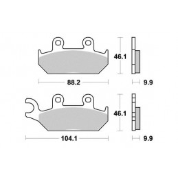 PLAQUETTE VESRAH METAL...