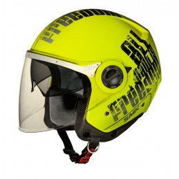 Visière / écran de Casque SMK jet moto Rétro claire - YA2ROO