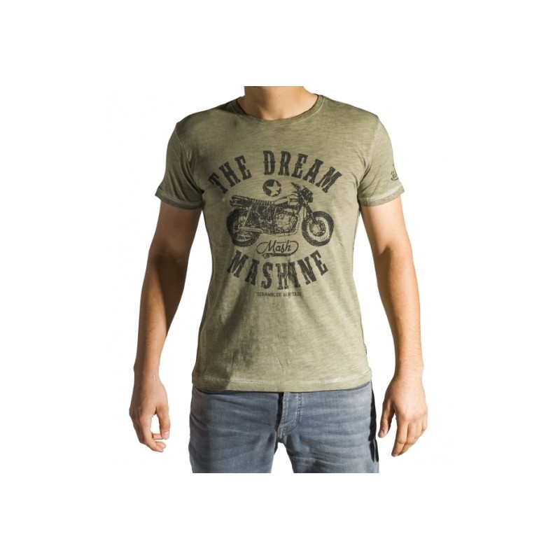 Achat t-shirt mash von dutch kaki homme manche courte à Narrosse Dax | IMS  40