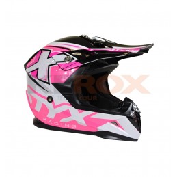 Casque Cross STYX Racing Rose