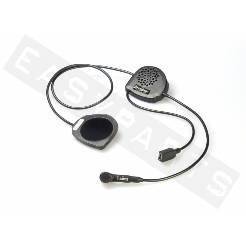 Kit Mains Libres Téléphone/Gps Twiins FF2 Pour Casque Cross et intégral