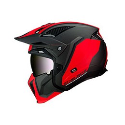 Casque Trial MT Streetfighter SV Transformable + Support Caméra Rouge
