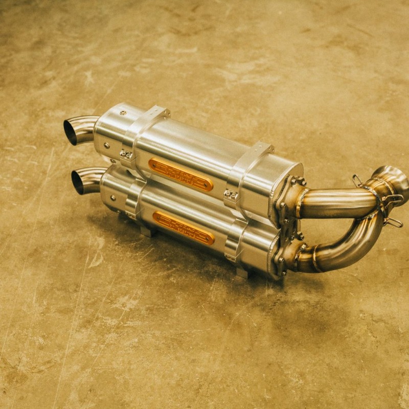 Echappement RJWC APX / AL Double Canam X3 Turbo