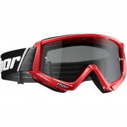 Lunettes moto-cross RC écran transparent, blanche, bleu, jaune, noir, rouge  ou verte