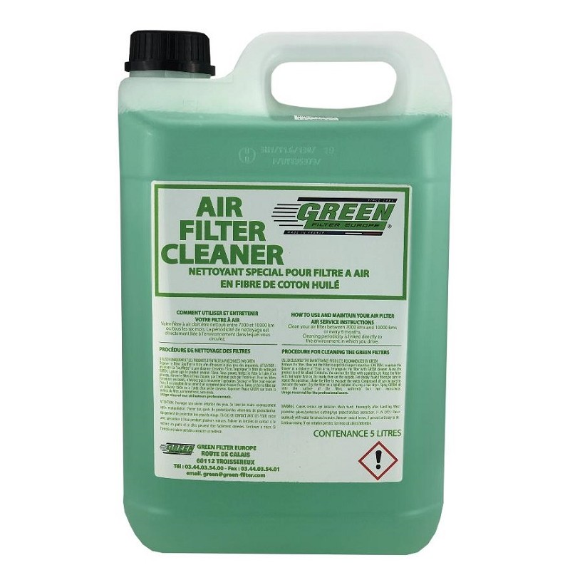 Filtre a air Sport Green - Nettoyage des nouveaux filtres lavable 