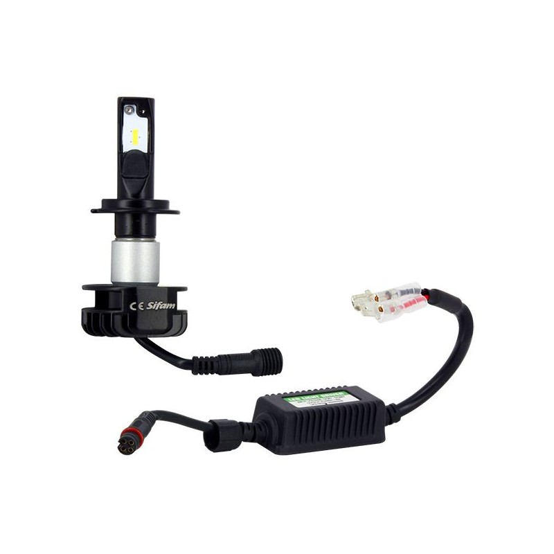 Ampoule H7 MYRA LED + Ballast 16W/2200 Lumens (Code)