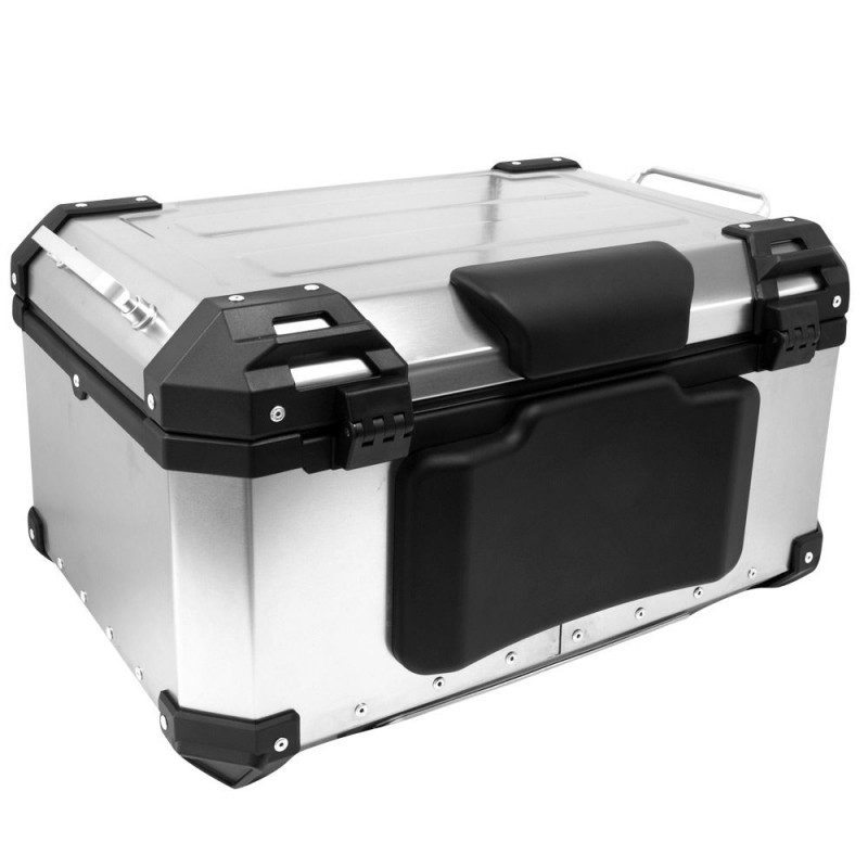 Top case aluminium X-PLOR - Silver - 55L Avec Support