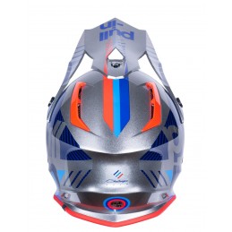 Casque cross enfant Pull-in Race Kid blanc/jaune fluo