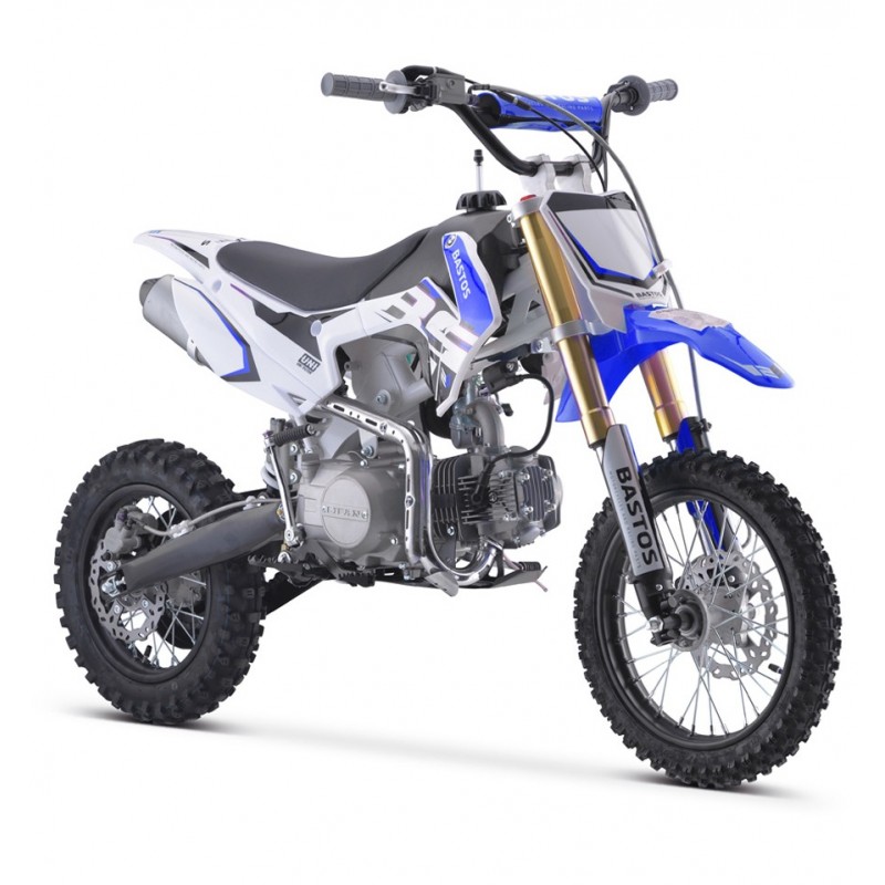 PIT BIKE 125CC SEMI-AUTOMATIQUE BASTOS BS 125 SA BLEU - ÉDITION 2024